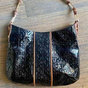Tory Burch patent leather shoulder bag